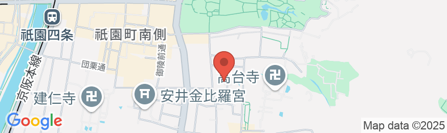 石塀小路夢庵の地図