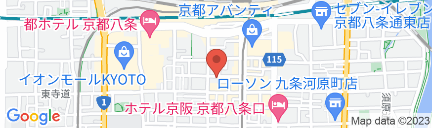 やまがた京町旅籠 京都駅前の地図