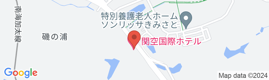 関空国際ホテルの地図