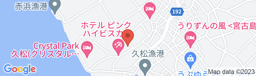 HOTEL PINK HIBISCUS<宮古島>の地図