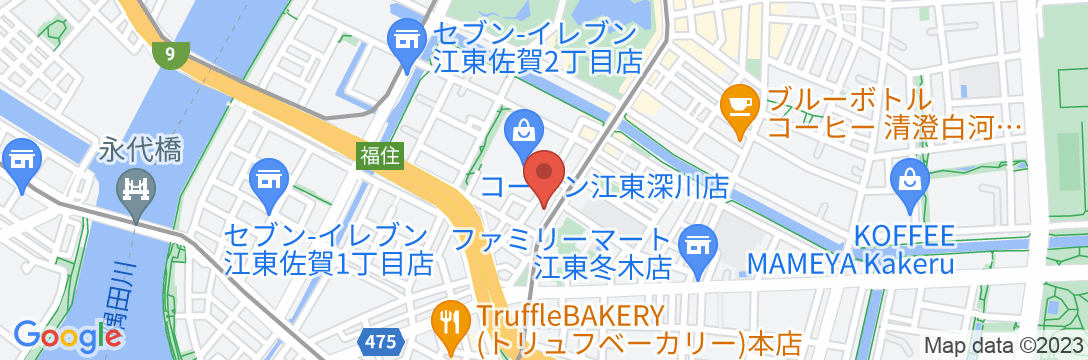 Prime Suites Tokyoの地図