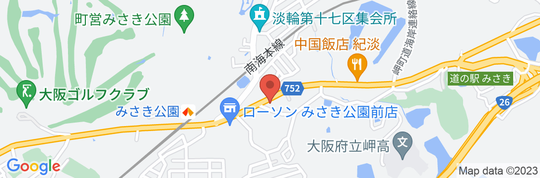 大阪泉南酒店の地図