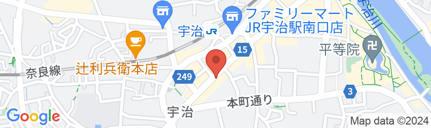 ホテルトレンドJR宇治駅前の地図