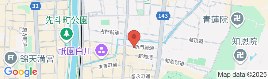 ホステルイン京都祇園の地図