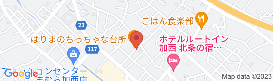 HOJO MACHI HOSTELの地図