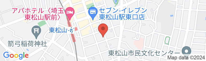 東松山第一ホテルの地図
