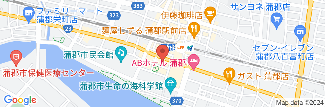 ビジネスホテル港の地図