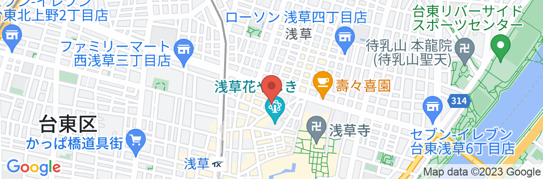Glamping Tokyo Asakusaの地図