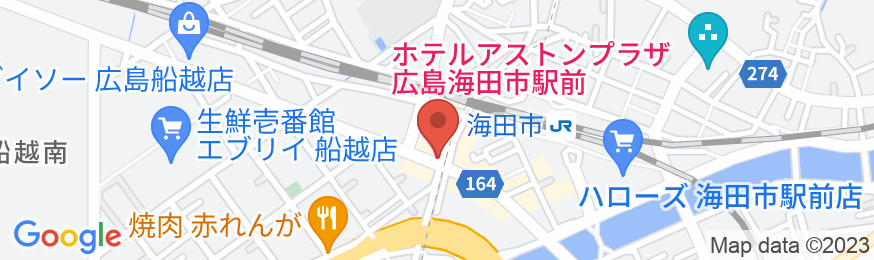 ホテルアストンプラザ広島海田市駅前の地図