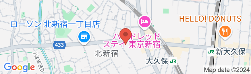 Nano 北新宿の地図