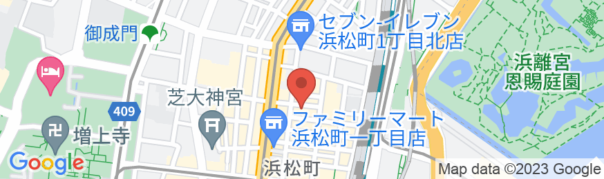 レジデンシャルホテル 東武ハイライン大門201の地図
