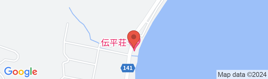 伝平荘の地図