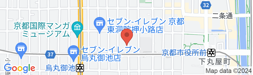ホテルユニゾ京都烏丸御池の地図