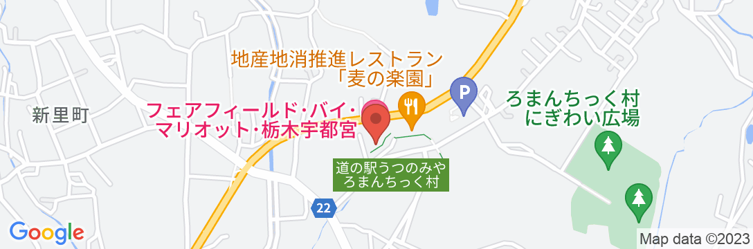 フェアフィールド・バイ・マリオット・栃木宇都宮の地図