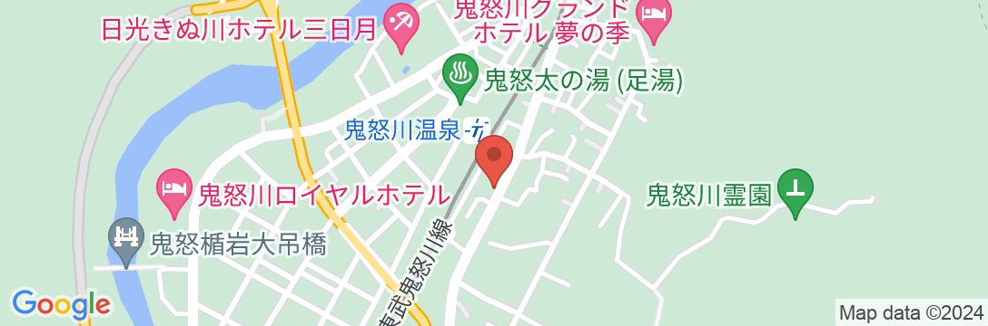 鬼怒川ステーションフロントの地図