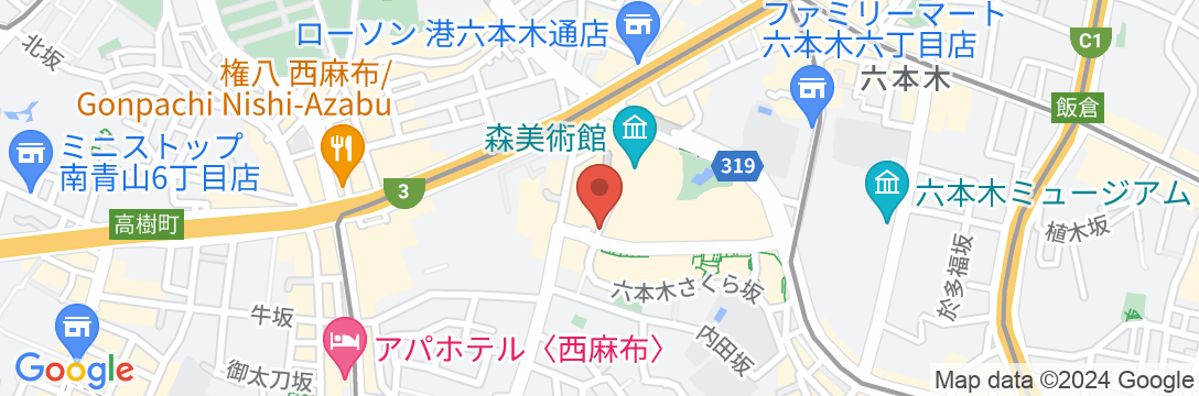 グランドハイアット東京の地図