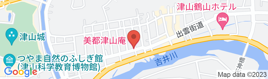 美都 津山庵の地図