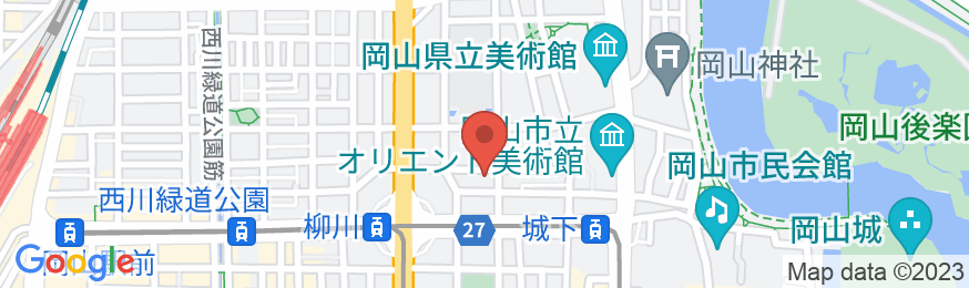 Alphabed岡山桃太郎通りの地図