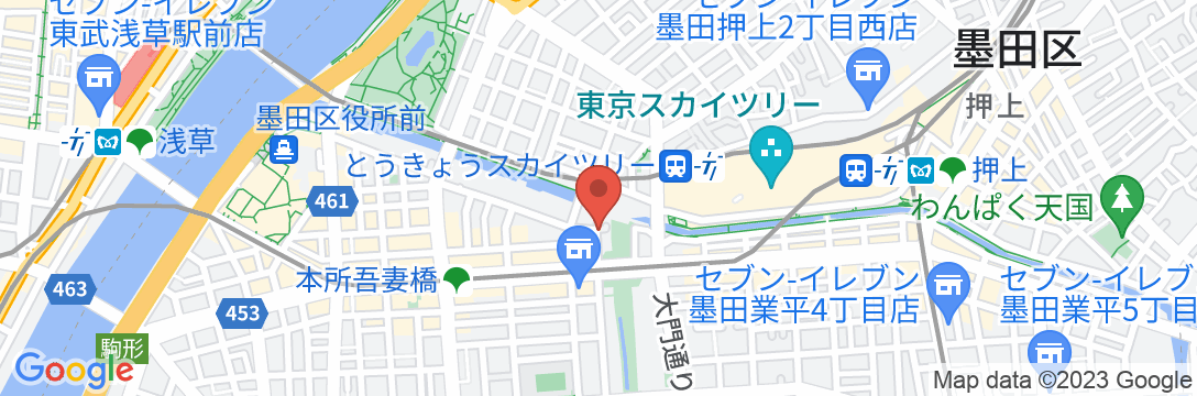 Touch and Go Azumabashiの地図