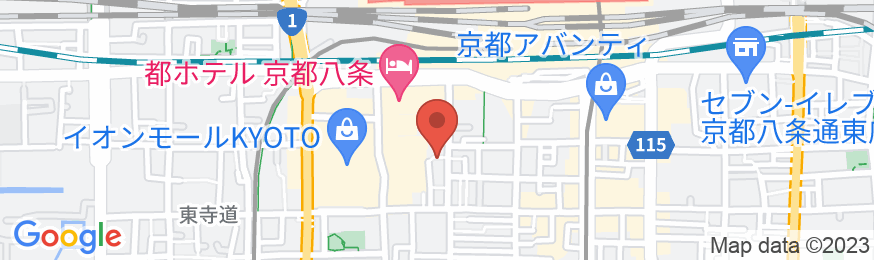 HANARE KYOTO 八条口 by 宿ルKYOTO HANAREの地図