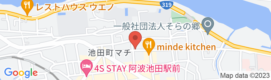 4S STAY 阿波池田 本町通りの地図