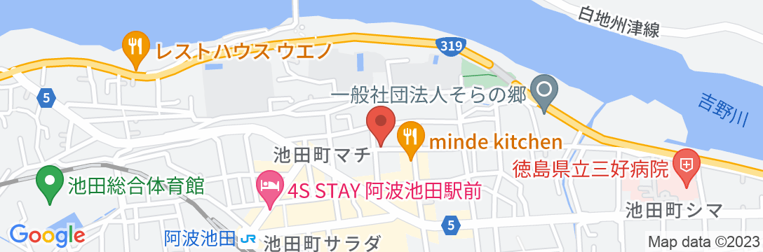 4S STAY 阿波池田 本町通りの地図