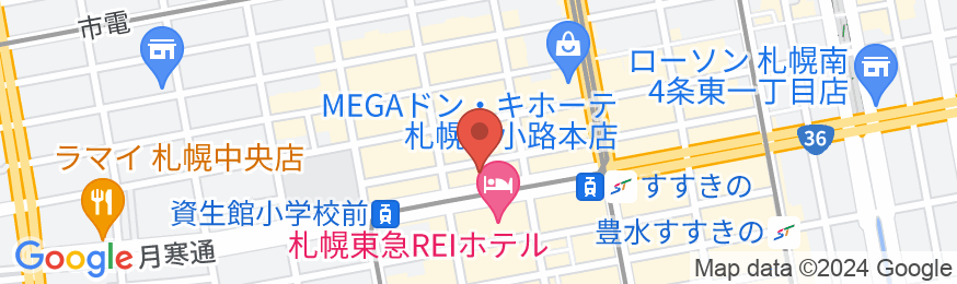 シアテル札幌の地図
