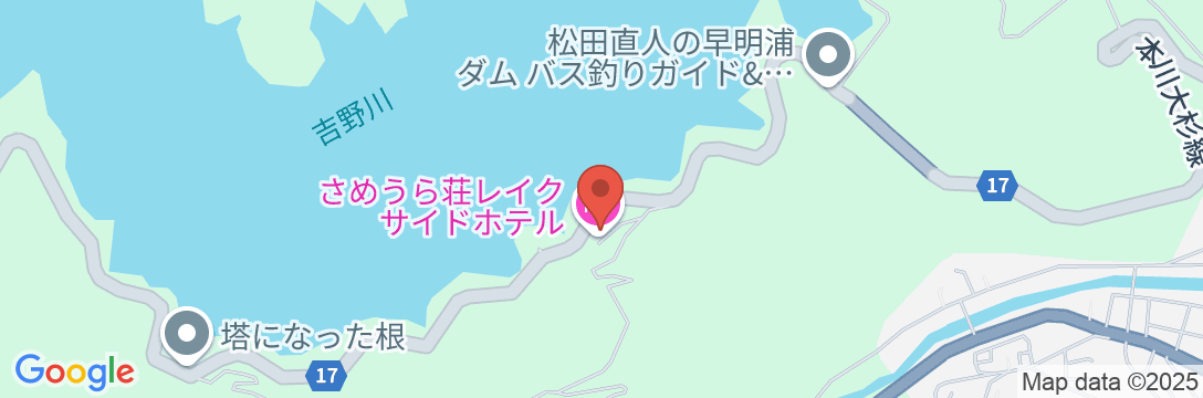さめうら荘の地図
