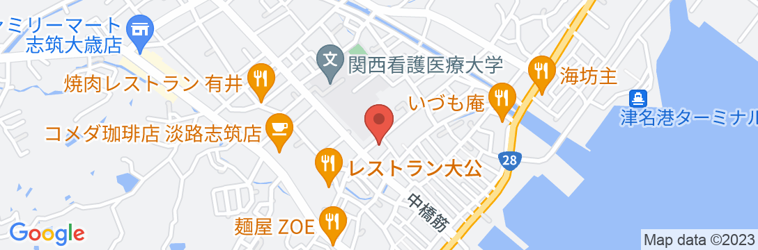 淡路シーサイドヴィライン志筑<淡路島>の地図
