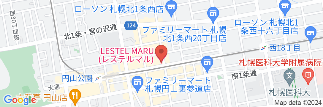 LESTEL MARU 札幌円山の地図