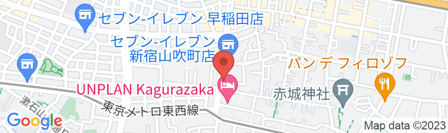 ホテルVintage東京神楽坂の地図
