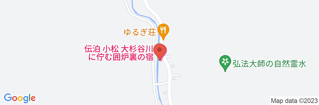 伝泊 小松の地図