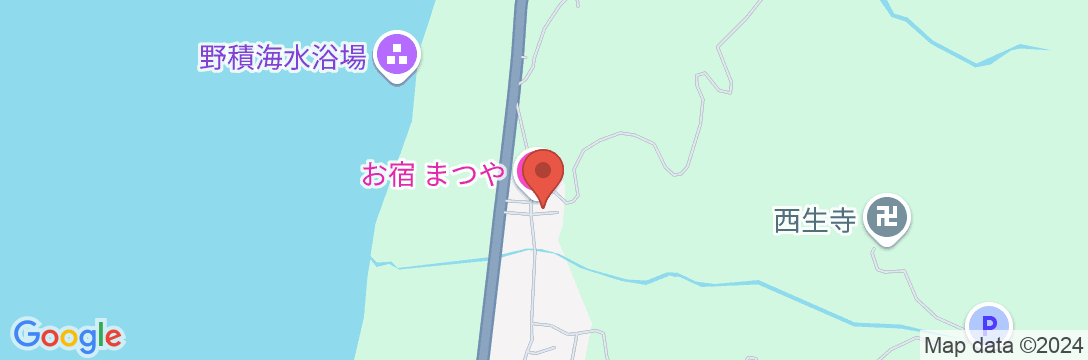 お宿 まつやの地図