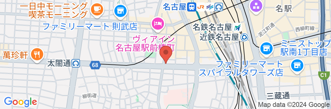 アパホテル〈名古屋駅前南〉の地図