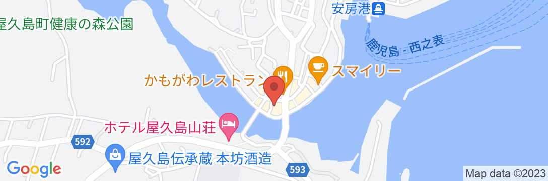 宿所しゃくなげ館<屋久島>の地図