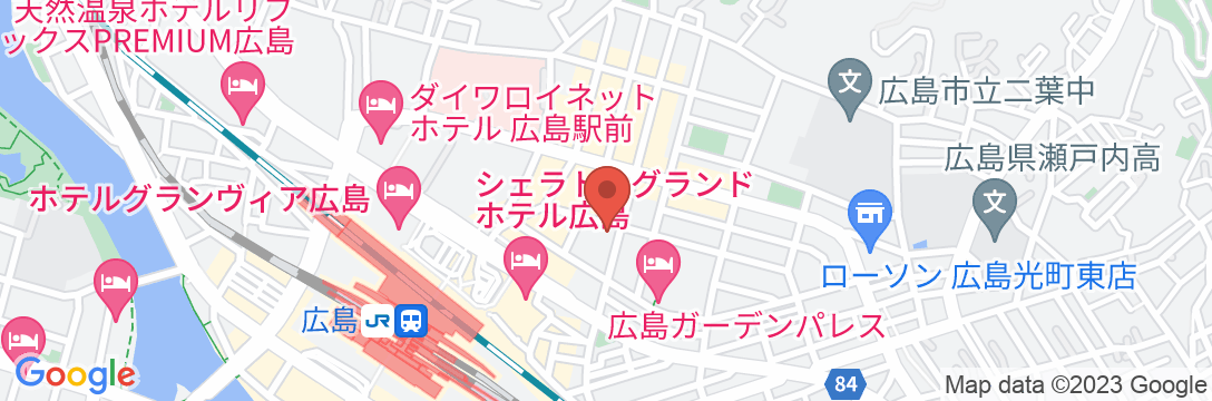 東横INN広島駅新幹線口2の地図