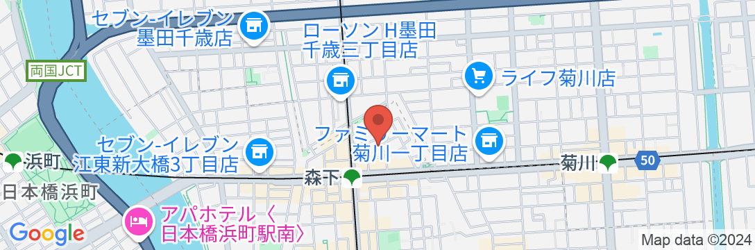 イーストスクエア東京の地図