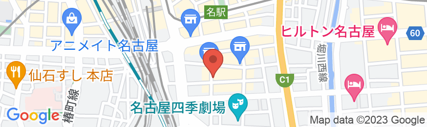 R&Bホテル名古屋駅前の地図
