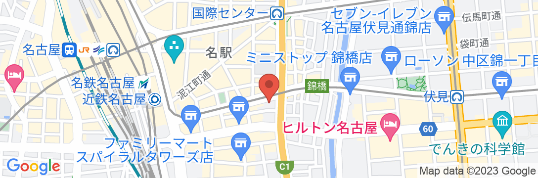 イビススタイルズ名古屋の地図