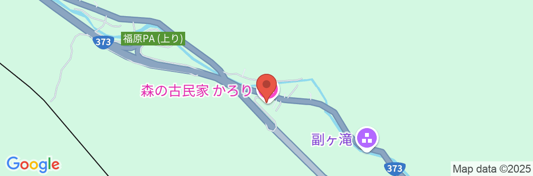 森の古民家 かろりの地図