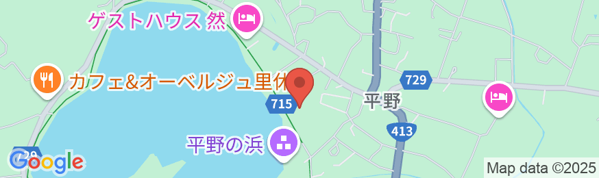 Tabist レイクサイドイン富士波 山中湖の地図