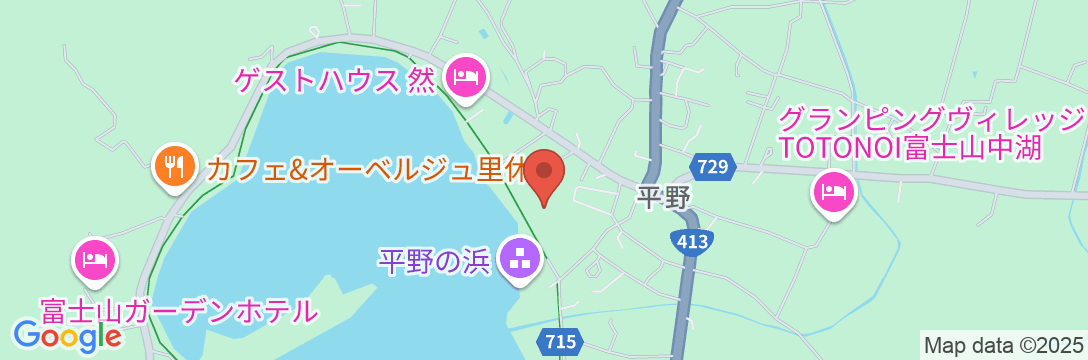 Tabist レイクサイドイン富士波 山中湖の地図