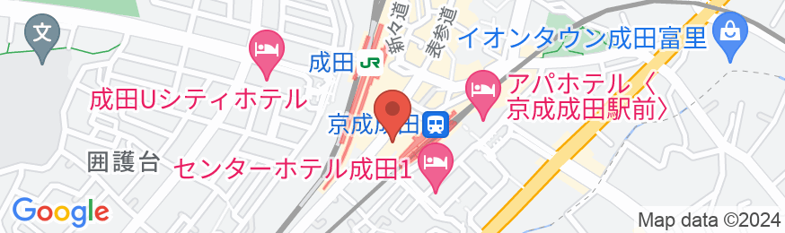 ホテルウェルコ成田の地図