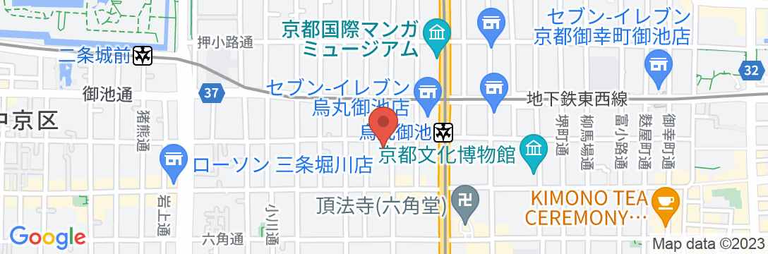 THE HIRAMATSU 京都の地図