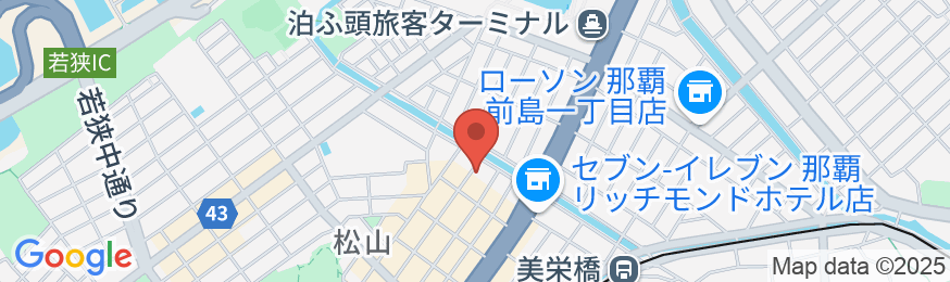 ホテルリブマックスBUDGET那覇松山の地図