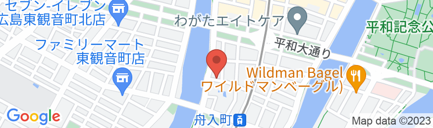 ホテルリブマックス広島舟入町リバーサイドの地図