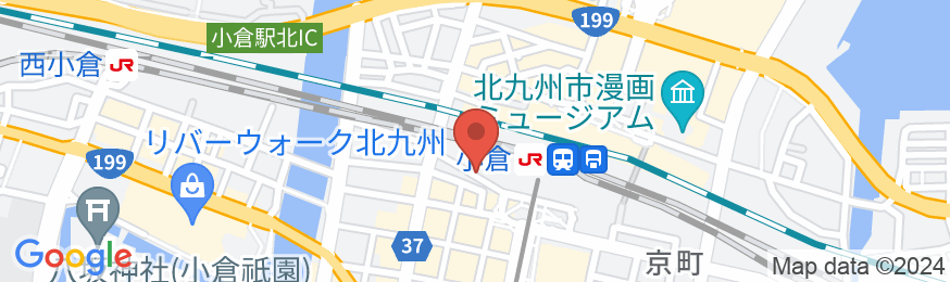 ホテルリブマックス小倉駅前の地図