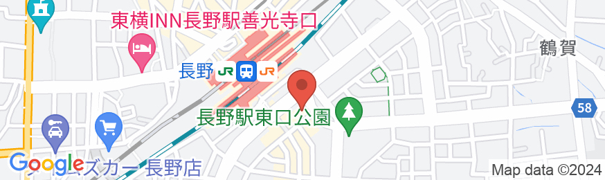 天然温泉ホテルリブマックスPREMIUM長野駅前の地図