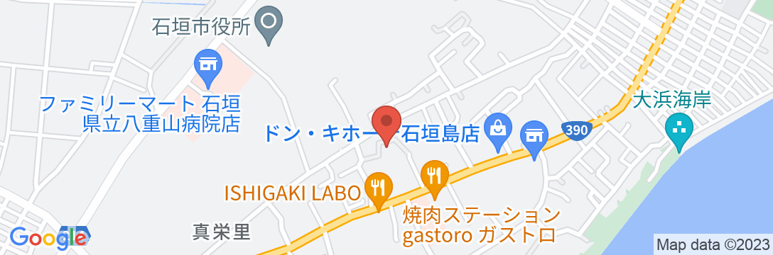 HOTEL Ishigakijima 2020<石垣島>の地図