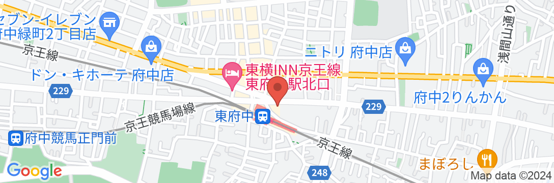 マロウドイン東京(府中)の地図